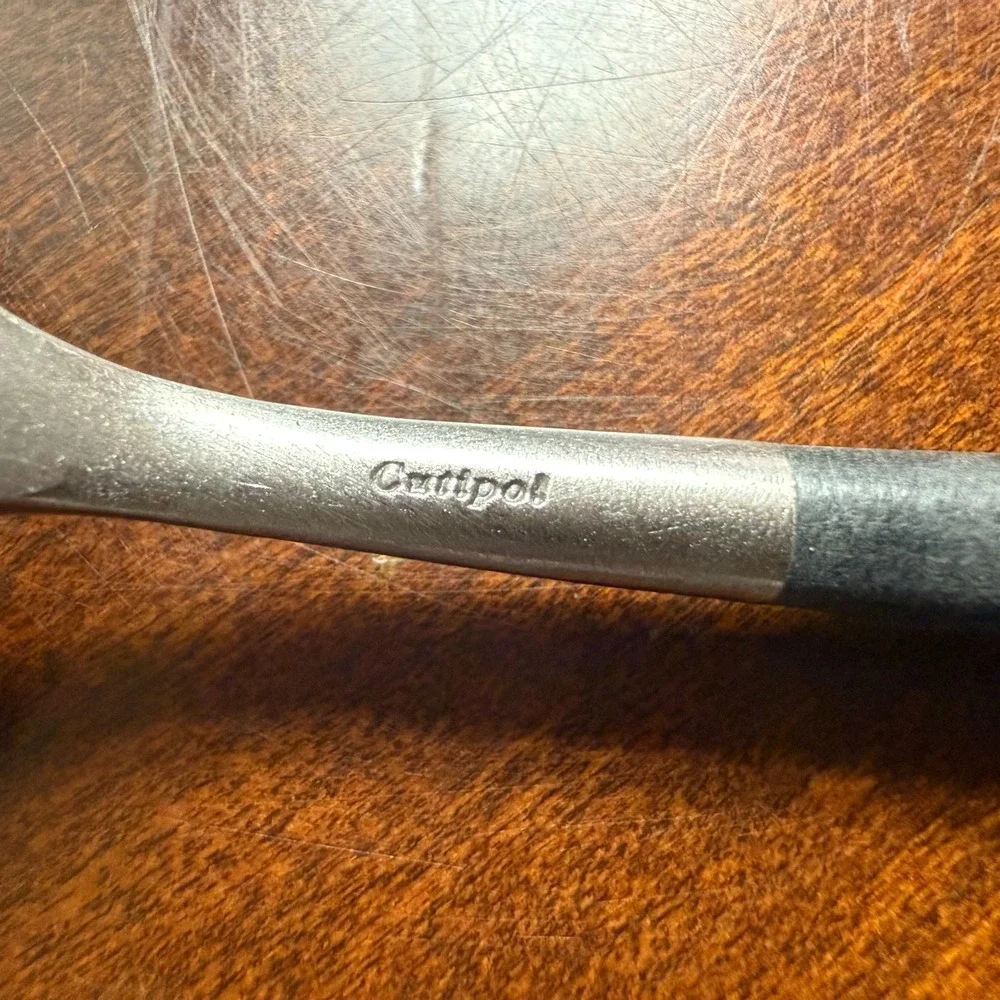Cutipol Goa Flatware Black Handle‎ Stainless 6 Pieces  Portugal
